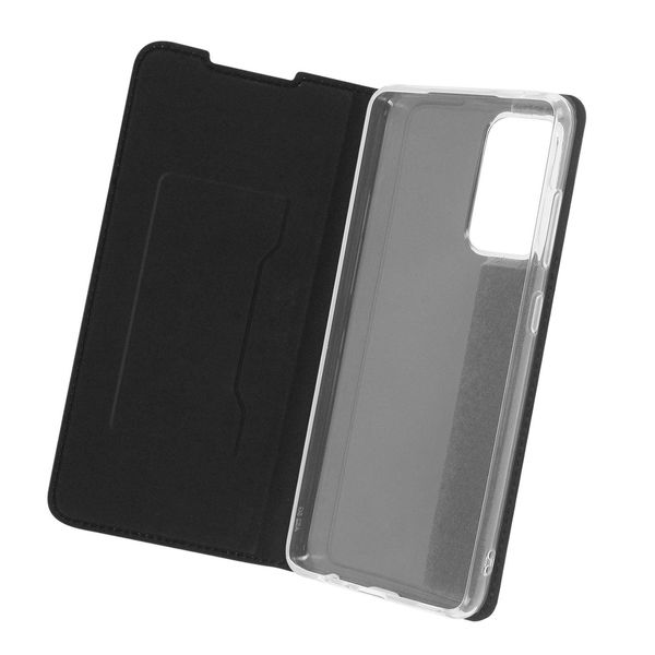 Akashi, Akashi Flip Cover Portafoglio Con Funzione Stand Per Galaxy A72, Nero-image