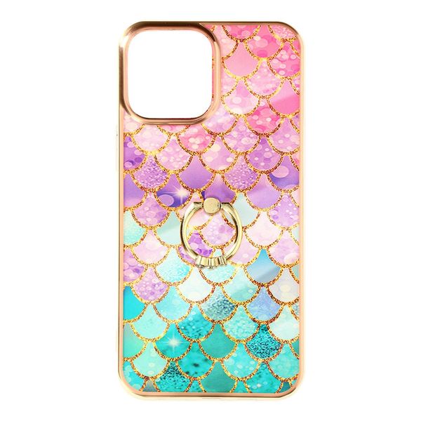 Custodia Ibrida Per Cellulare Con Supporto Ad Anello Per Apple Iphone 13 Pro - Mermaid-image