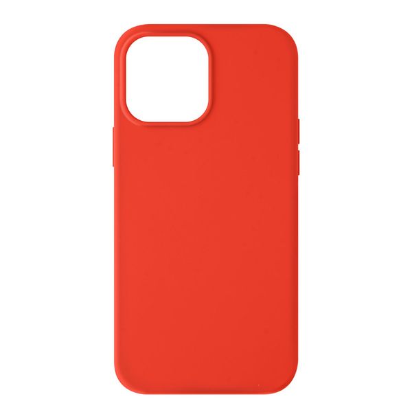 Custodia Semirigida In Silicone Per Apple Iphone 13 Pro, Soft Touch - Rosso Corallo-image