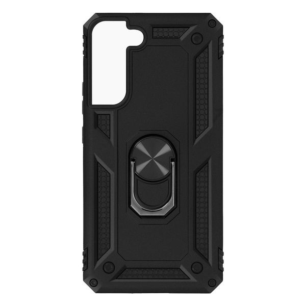 Avizar, Custodia Ibrida Per Cellulare Con Supporto Ad Anello Per Samsung Galaxy S22 Plus, Nero-image