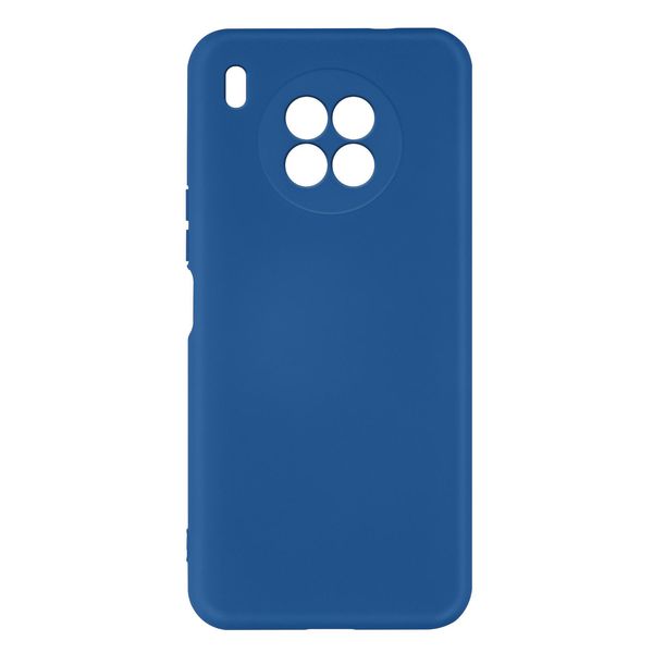 Custodia Semirigida In Silicone Per Honor 50 Lite / Huawei Nova 8I, Soft Touch - Blu-image