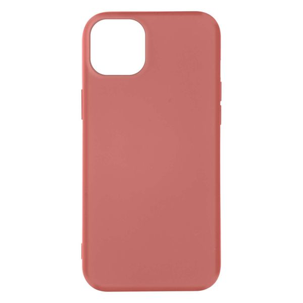 Custodia Semirigida In Silicone Per Apple Iphone 14, Soft Touch - Rosa Tenue-image