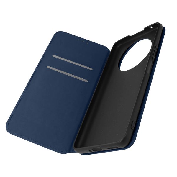 Avizar, Cover In Ecopelle Classic Edition Per Honor Magic4 Lite, Blu-image