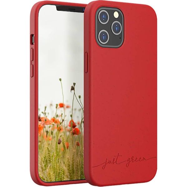 Just Green, Custodia Protettiva Per Iphone 12 Pro Max Natura Recyclable, Rosso-image