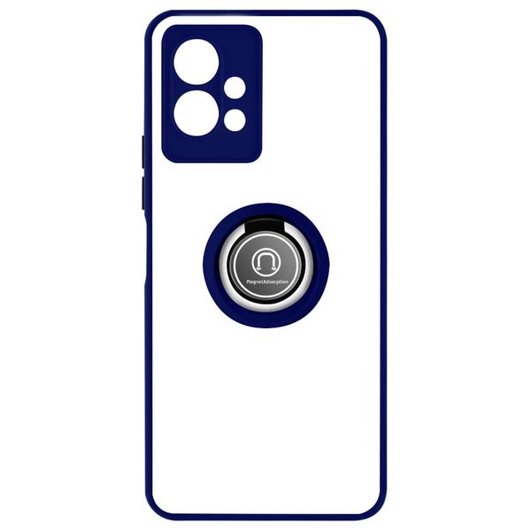 Avizar, Custodia Ibrida Per Cellulare Con Supporto Ad Anello Vivo Y55 5G, Blu-image