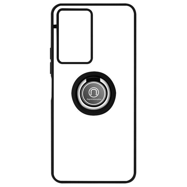 Avizar, Custodia Ibrida Per Cellulare Con Supporto Ad Anello Vivo Y76 5G, Nero-image
