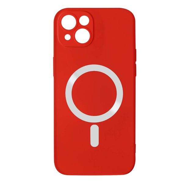 Custodia Semirigida Magsafe Per Apple Iphone 14 Plus, Soft Touch - Rosso-image