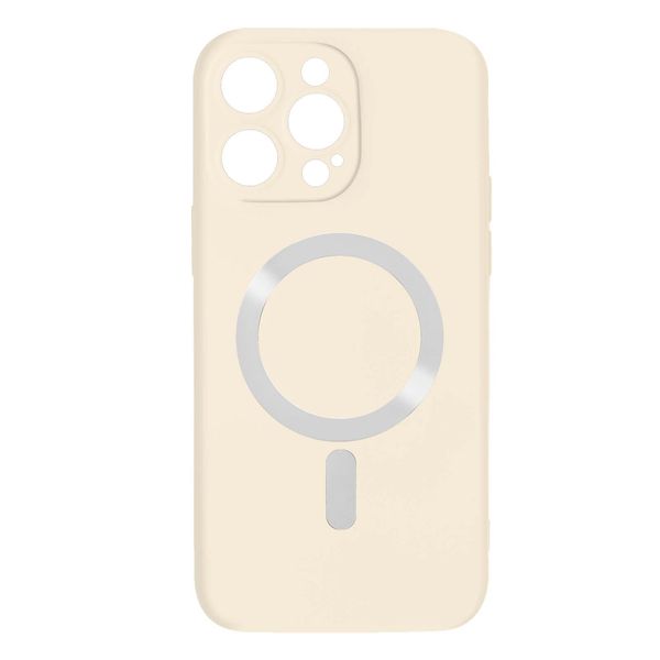 Custodia Per Cellulare Magsafe Semirigida Per Apple Iphone 14 Pro, Soft Touch - Bianco-image