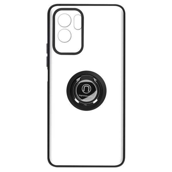 Custodia Ibrida Per Cellulare Con Supporto Ad Anello Samsung A23 5G / M23 5G - Nero-image