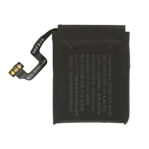 Clappio, Batteria Di Ricambio Per Apple Watch Series 4 (40 Mm), Batteria Supplementare Da 224 Mah, Nero-image