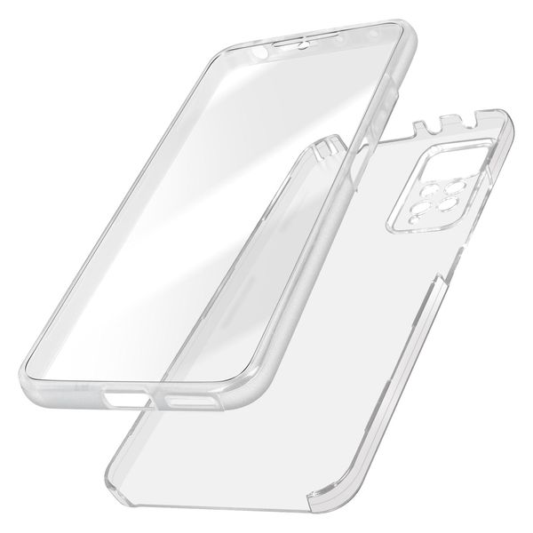 Avizar, Custodia Protettiva Per Xiaomi Redmi Note 11 Pro 5G, Fronte + Retro, Trasparente-image
