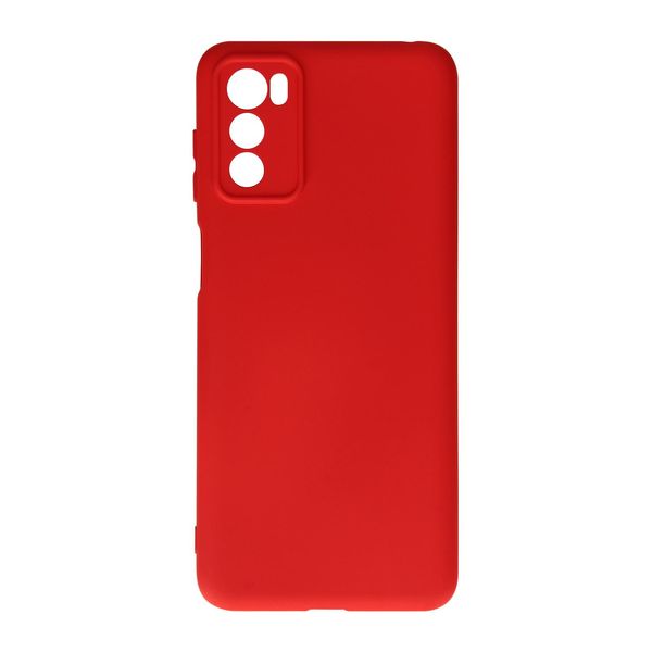 Custodia Semirigida In Silicone Per Motorola Moto G42, Soft Touch - Rosso-image