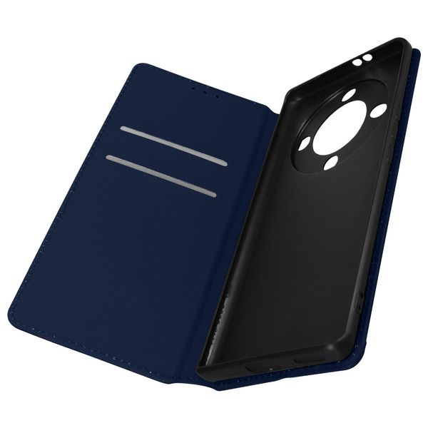 Avizar, Cover In Ecopelle Classic Edition Per Honor Magic 5 Lite 5G / X9A, Blu-image
