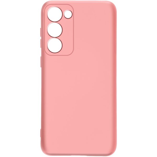 Custodia Semirigida In Silicone Per Samsung Galaxy S23 Plus, Soft Touch - Rosa Tenue-image