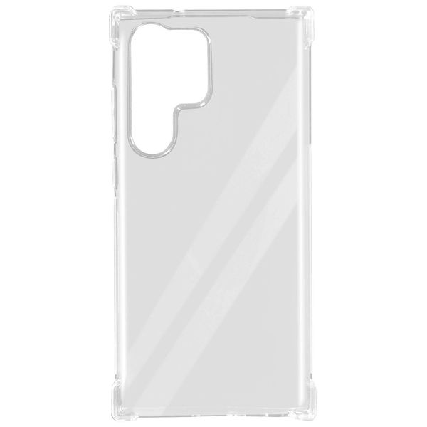 Avizar, Custodia Flessibile Samsung Galaxy S23 Ultra Silicone Bumper, Antiurto, Trasparente-image