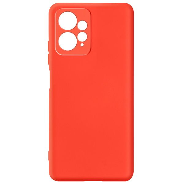 Custodia Semirigida In Silicone Per Xiaomi Redmi Note 12 4G, Soft Touch - Rosso-image