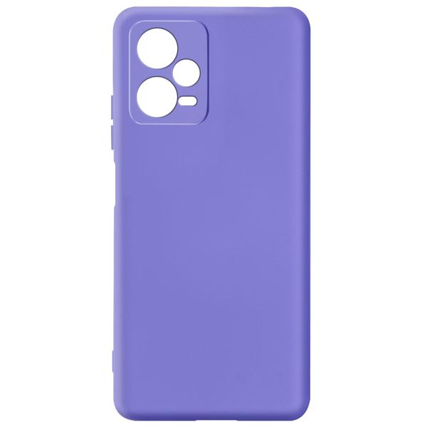 Custodia Semirigida In Silicone Per Xiaomi Redmi Note 12 5G, Soft Touch - Viola-image