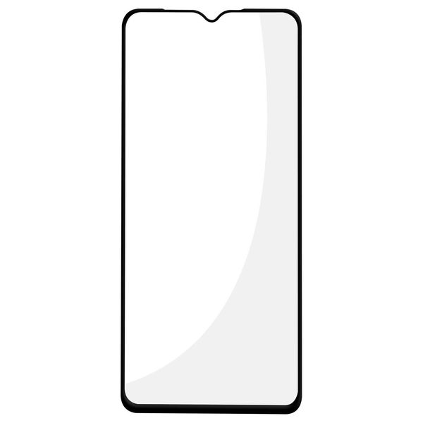 Pellicola Protettiva In Vetro Di Durezza 9H Per Nokia C21 Plus - Bordo Nero-image