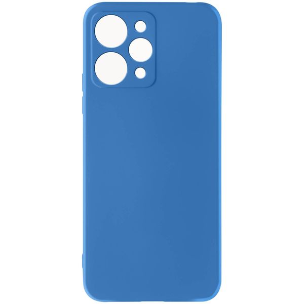 Custodia Semirigida In Silicone Per Xiaomi Redmi 12, Soft Touch - Blu Scuro-image
