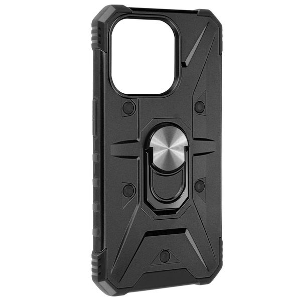 Avizar, Custodia Bumper Per Iphone 15 Plus Con Angoli Rinforzati, Armoring Bump, Nero-image