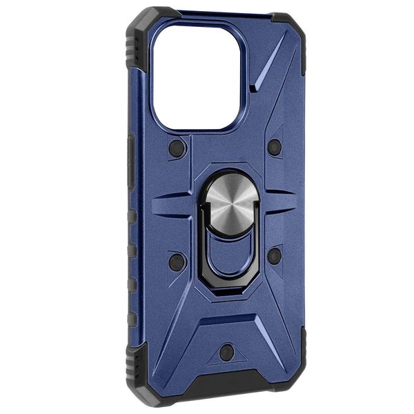 Custodia Bumper Per Iphone 15 Pro Con Angoli Rinforzati, Armoring Bump - Blu Scuro-image