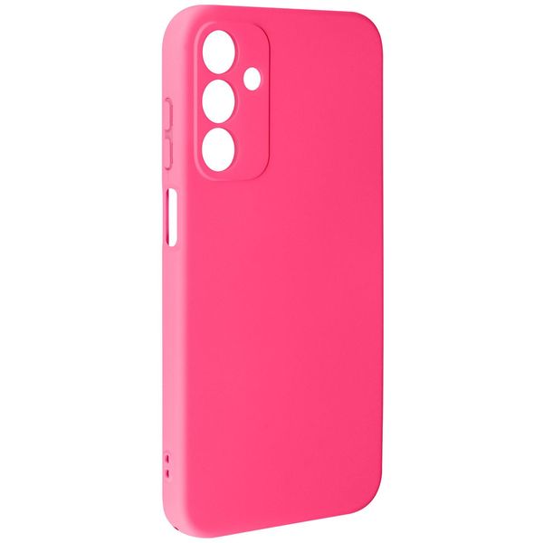 Avizar, Custodia Semirigida In Silicone Per Samsung Galaxy A15, Rosso Fucsia-image