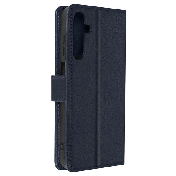 Avizar, Custodia In Pelle Finta Con Funzione Di Supporto Per Samsung A05S, Blu Scuro-image