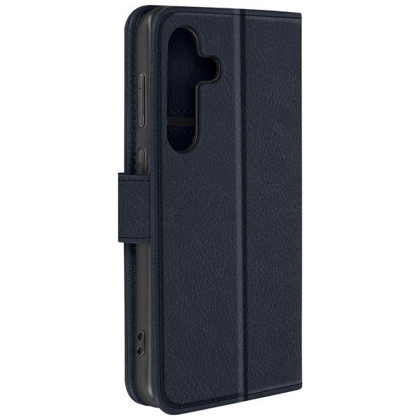 Avizar, Custodia In Pelle Finta Con Funzione Di Supporto Per Samsung S24 / S25, Blu Scuro-image