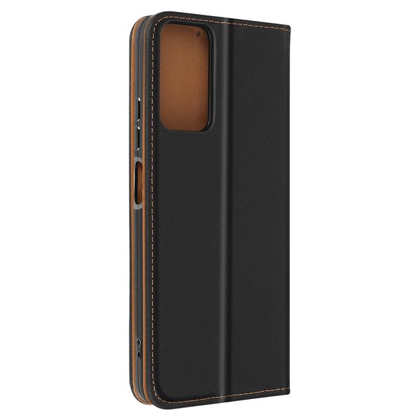 Avizar, Cover Per Xiaomi Redmi Note 12S Portacarte In Vera Pelle, Nero-image