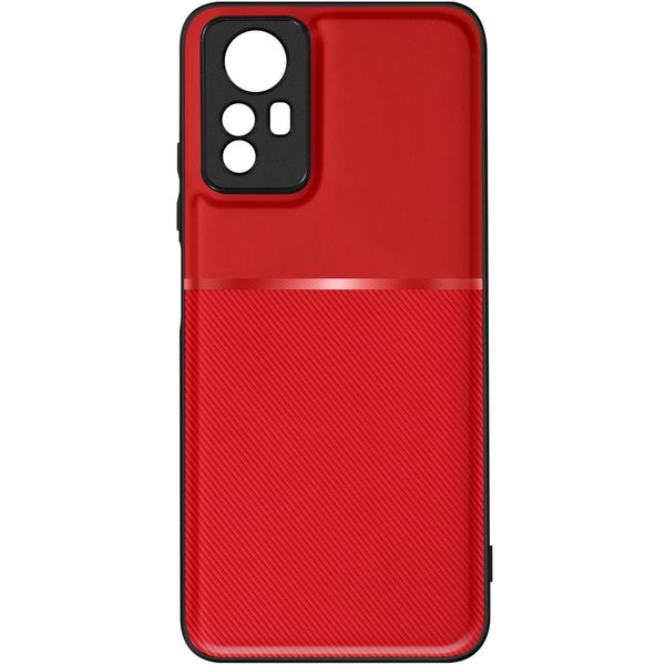 Avizar, Custodia Protettiva Antiurto Per Xiaomi Redmi Note 12S Con Bordo Morbido, Rosso-image