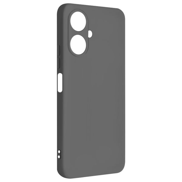 Avizar, Custodia Semirigida In Silicone Per Xiaomi Redmi 13C Con Cinturino Da Polso, Nero-image