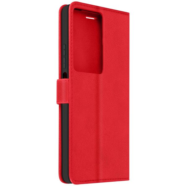 Avizar, Oppo A79 Wallet Cover, Custodia A Portafoglio Con Cinturino, Rosso-image