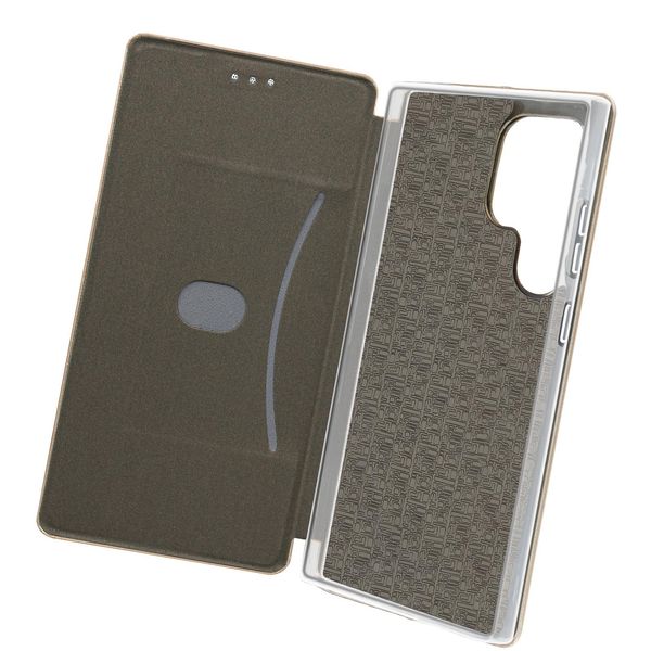Avizar, Cover Per Samsung Galaxy S24 Ultra Con Supporto Per Schede E Funzione Stand-Up, Oro-image
