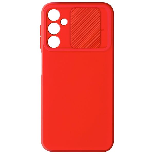 Avizar, Custodia In Silicone Per Samsung Galaxy A25 5G Con Copertura Della Fotocamera, Rosso-image