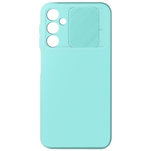 Avizar, Custodia In Silicone Per Samsung Galaxy A25 5G Con Fotocamera, Blu Turchese-image