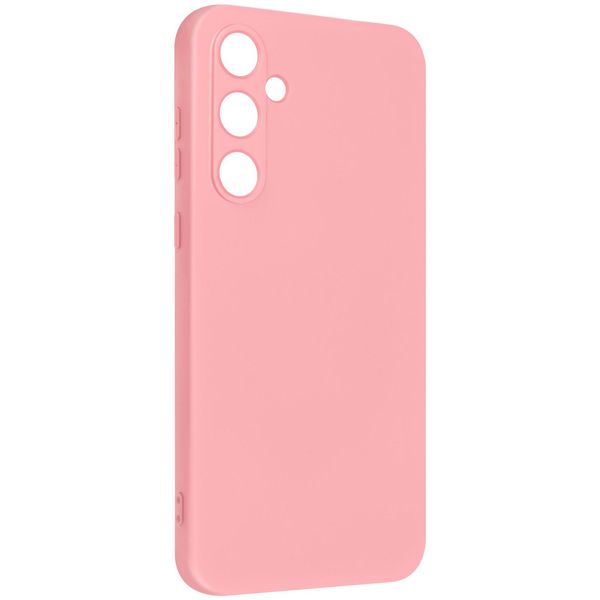Avizar, Custodia Semirigida In Silicone Per Samsung Galaxy A55 Con Cinturino Da Polso, Rosa Chiaro-image