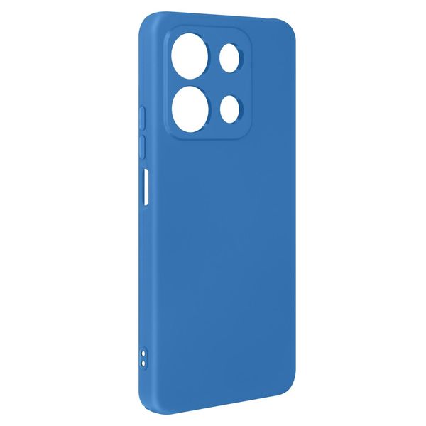 Avizar, Custodia In Silicone Semirigido Per Xiaomi Redmi Note 13 Pro 4G, Blu-image