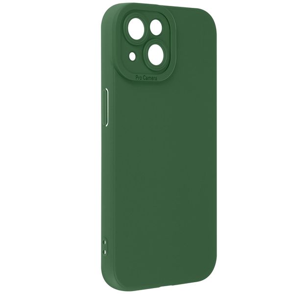 Avizar, Custodia In Silicone Softglow Per Apple Iphone 15, Fotocamera Protetta, Verde-image