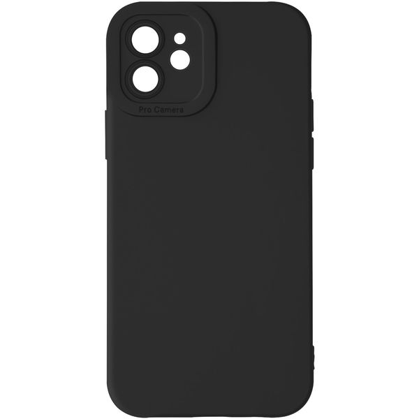 Avizar, Custodia In Silicone Softglow Per Apple Iphone 12, Fotocamera Protetta, Nero-image