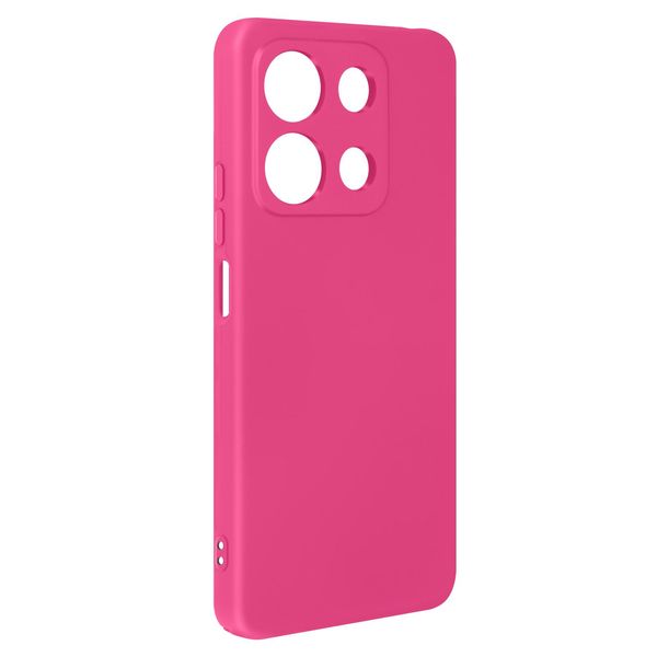 Avizar, Custodia Semirigida In Silicone Per Xiaomi Redmi Note 13 Pro 4G, Rosso Fucsia-image