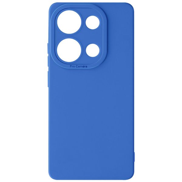 Avizar, Custodia In Silicone Softglow Xiaomi Redmi Note 13 Pro 4G, Fotocamera Protetta, Blu-image