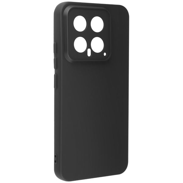 Avizar, Custodia Per Cellulare In Silicone Semirigido Per Xiaomi 14, Nero-image