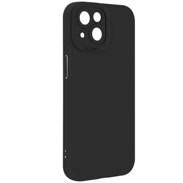 Avizar, Custodia In Silicone Softglow Per Apple Iphone 15, Fotocamera Protetta, Nero-image