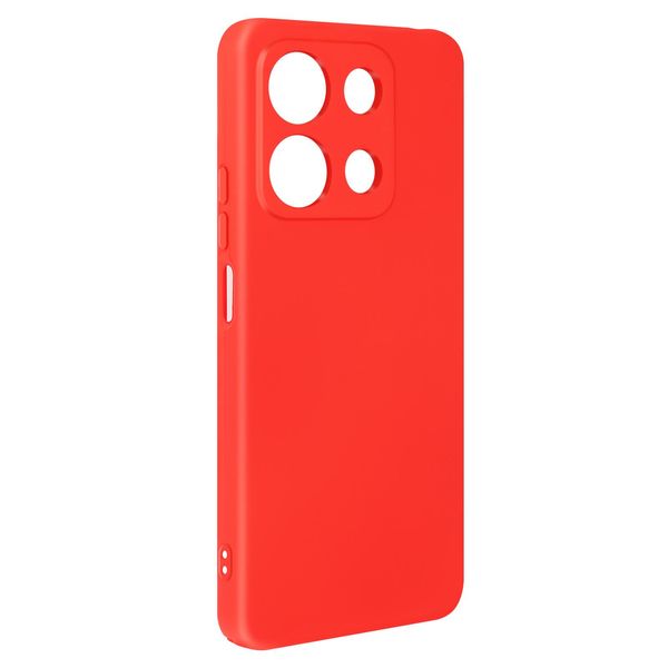 Avizar, Custodia In Silicone Semirigido Per Xiaomi Redmi Note 13 4G, Rosso-image