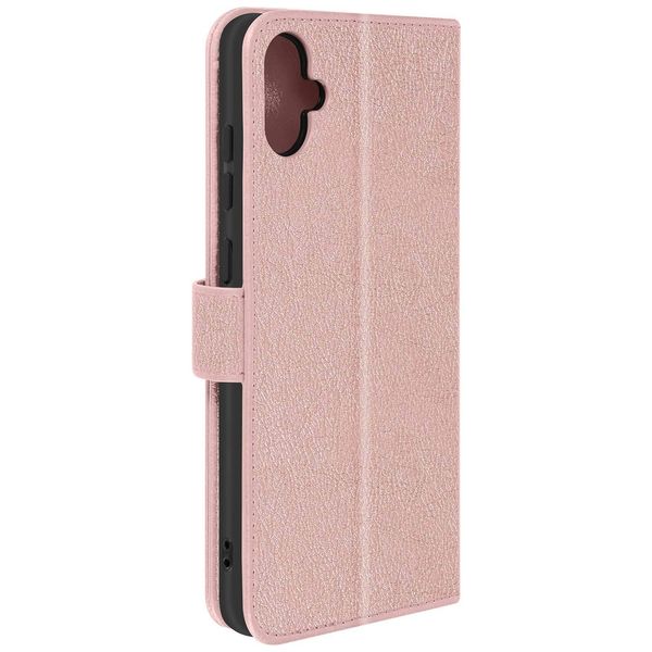 Avizar, Custodia In Ecopelle Con Funzione Di Supporto Per Samsung Galaxy A05, Oro Rosa-image