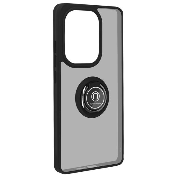 Avizar, Custodia Per Cellulare Con Supporto Ad Anello Xiaomi Redmi Note 13 Pro 4G, Nero-image