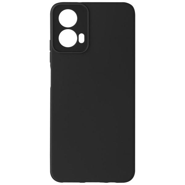 Avizar, Cover Soft Touch In Silicone Motorola Moto G34 5G, Retro Opaco, Nero-image