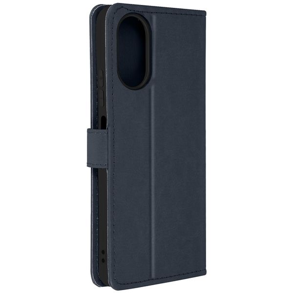 Avizar, Oppo A38 Cover Portafoglio Vintage Con Funzione Stand, Blu Scuro-image