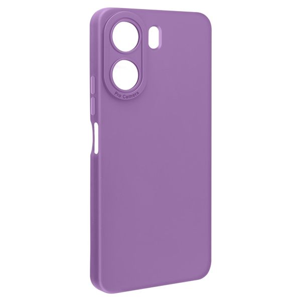 Avizar, Custodia In Silicone Softglow Per Xiaomi Redmi 13C, Fotocamera Protetta, Viola-image