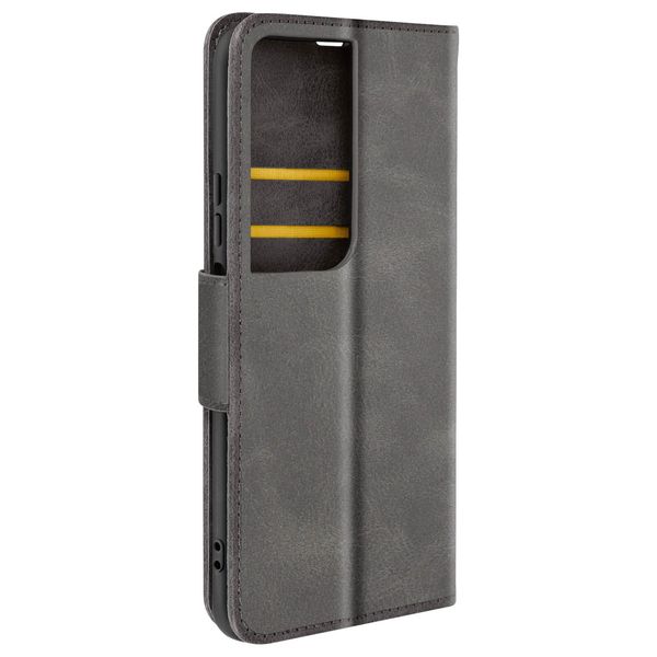 Avizar, Custodia Per Honor 90 Smart Wallet Hand Strap Stand Function, Grigio Scuro-image